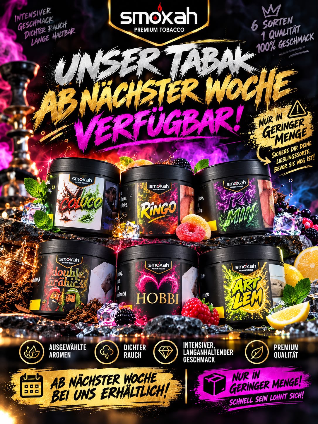 SMOKAH Premium Tobacco ist zur�ck! 