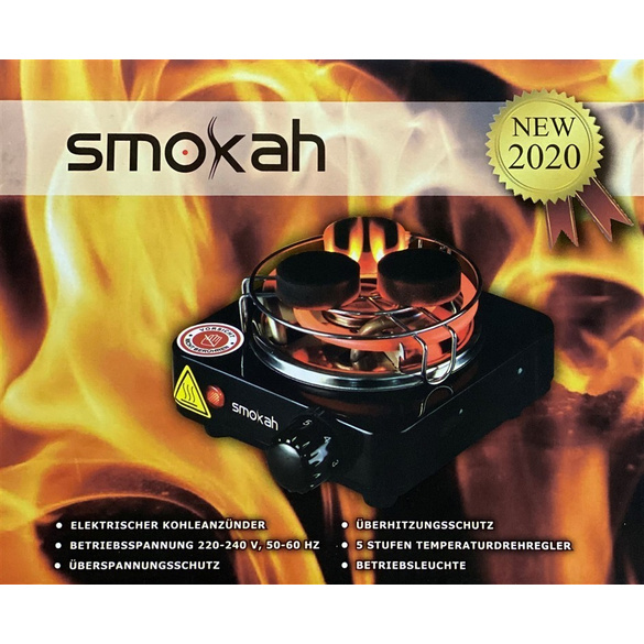 HP-03 Smokah Inferno Kohleanznder 500W Anznder Elektrisch