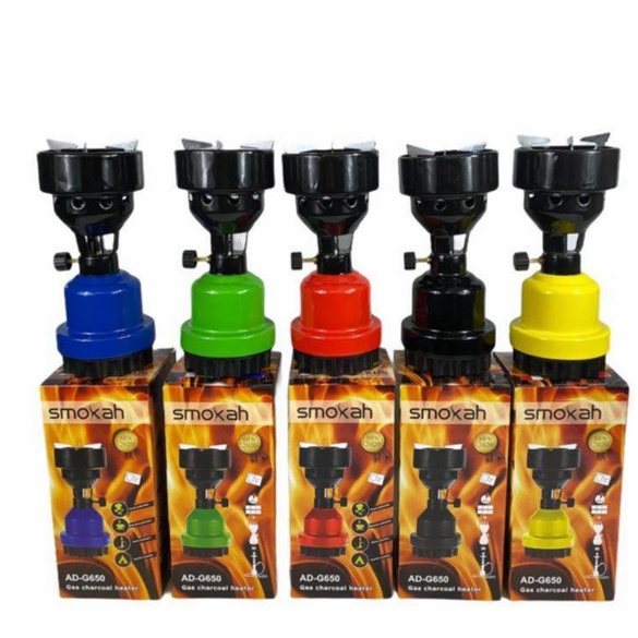 Smokah AD-G650 Kohleanznder Gasbrenner MIX Farbe