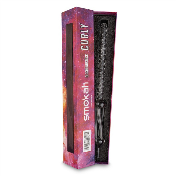 Glas Griff(SM-20003) Curly - Farbe Wei