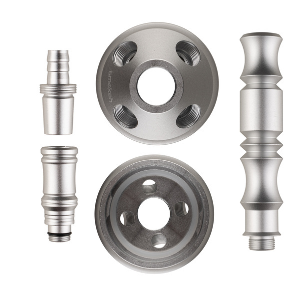 Smokah Hero 2.0 Shisha &ndash; Farbe Platinum Silver | Aluminium, robust & modern