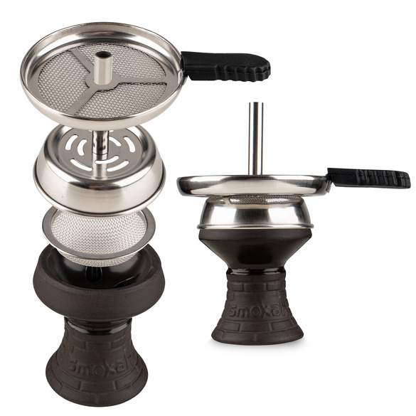 Smokah Hero 2.0 Shisha &ndash; Farbe Schwarz | Aluminium, robust & modern