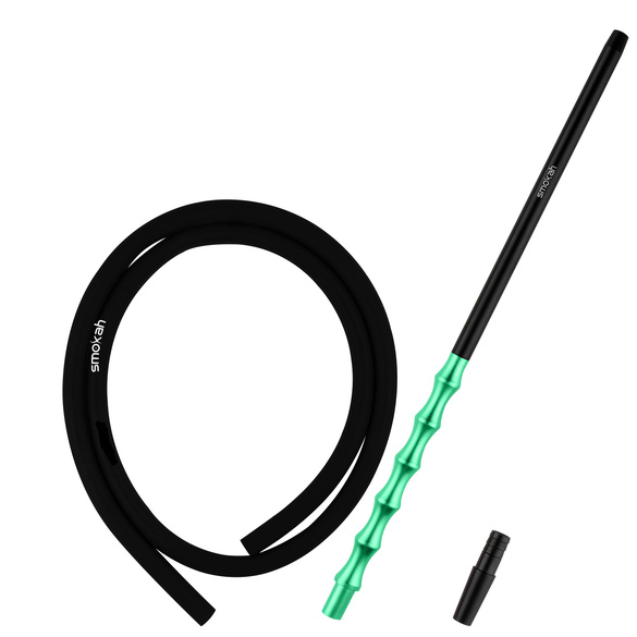 Smokah Futuro Alu Mundstck + Schlauch - Farbe Schwarz/Grn