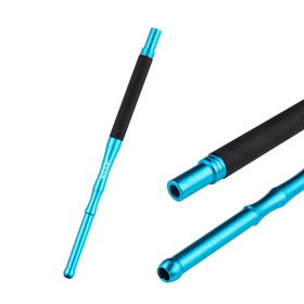 Smokah MX-4 Alu Mundstück Schwarz/Skyblue