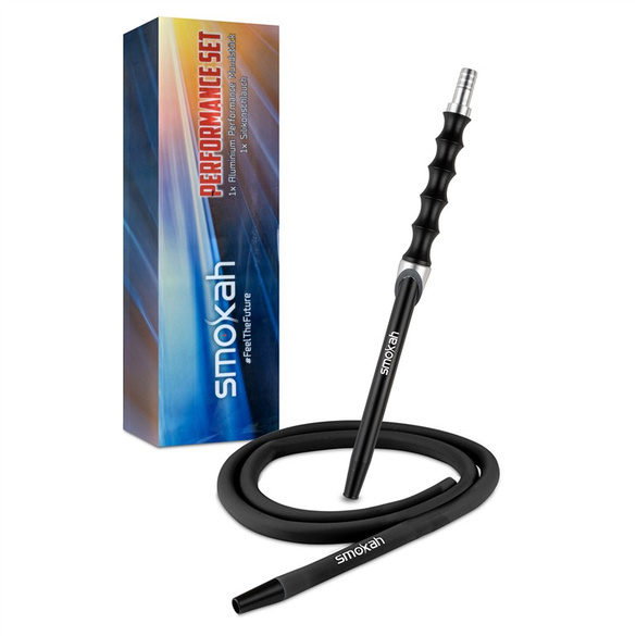 (SM-21003) Smokah Alu Mundstck + Schlauch Performance Schwarz