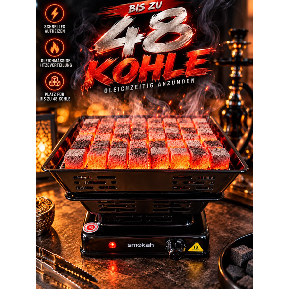 HP-07* Smokah Kohleanz�nder Turbo 2000W Anz�nder Elektrisch